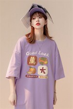 中性风2022夏季新款宽松印花圆领短袖200gT恤男T6005P25控38,男装T恤,电商A268