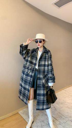 尼料大衣，女装，女人家淼漫