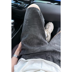 现货夏季复古蛇纹迷彩五分工装牛仔短裤男女K5918-特P35控59，男装牛仔裤，星座205