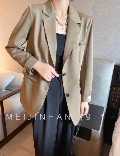美巾涵秋季早秋薄款西装外套，女装西装，美巾涵