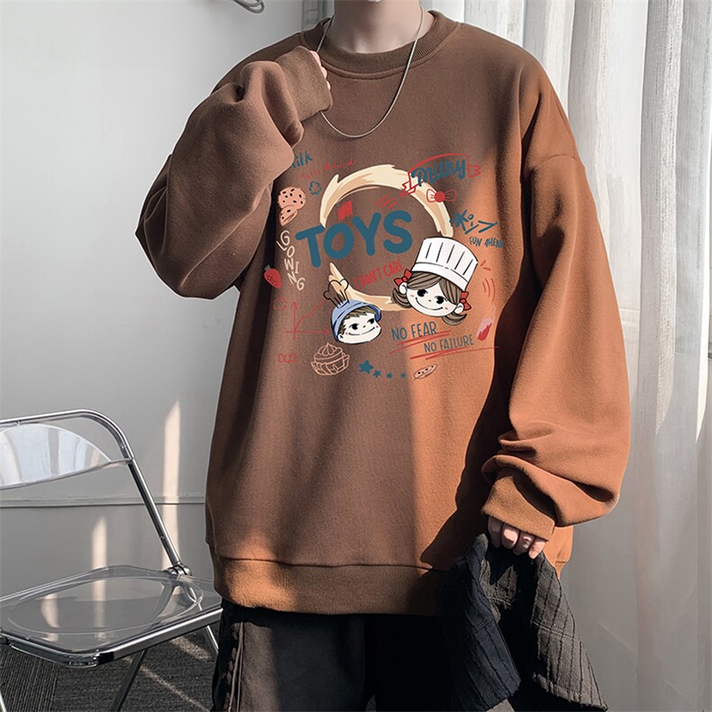 8XL圆领卫衣男超大码胖子肥佬大号长袖t恤S6385-P28,男装卫衣,电商A040
