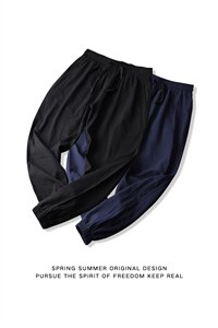 日系轻薄型棉麻休闲裤宽松男士DK7303-P30-控58图片