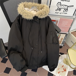 1506/QM61050/P92毛领派克服保暖棉衣图片