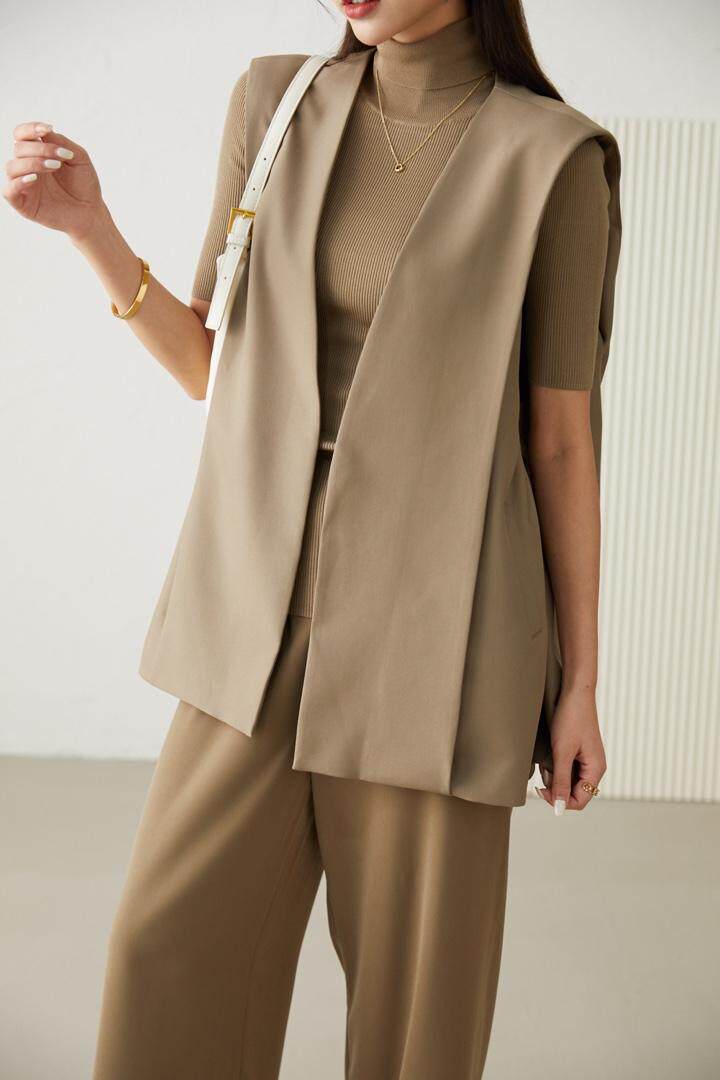 《现货》侧摺伞型韩版马甲，女装马夹，M&VC