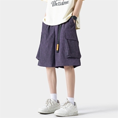 2024夏季新款无影墙大码美式扎染速干短裤M-5XHK24445-特P35，男装牛仔裤，电商A022