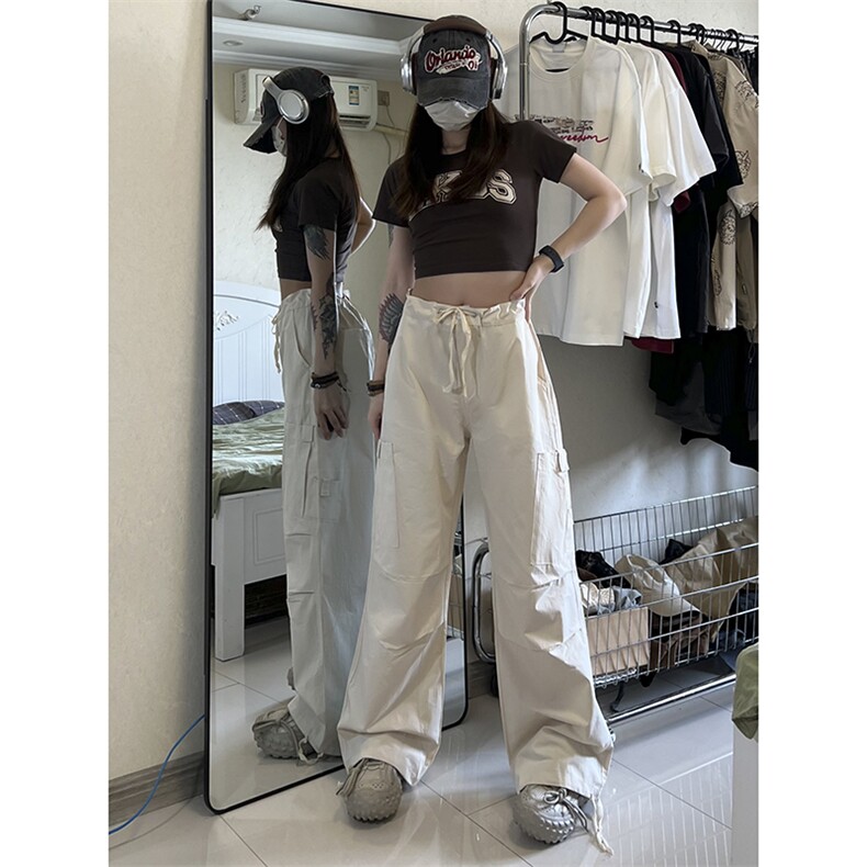 B221 美式ins街头hiphop宽松工装休闲裤子 LK23122-P65 控88图片