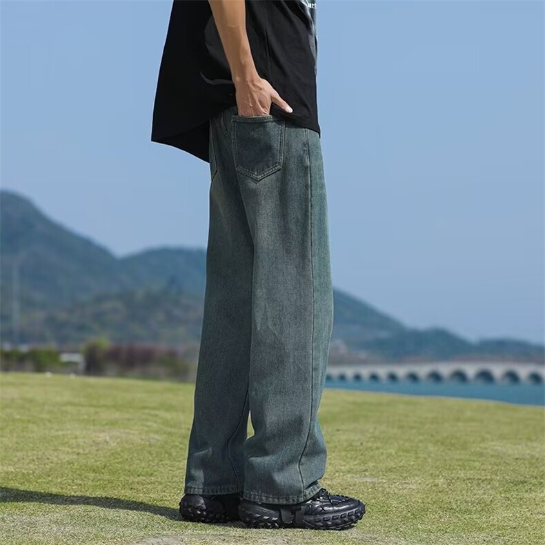 2024美式牛仔裤男款春季长裤潮T1709P40,男装牛仔裤,星座1116-2