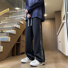 秋季男休闲裤针织卫裤织带撞色裤子B361-8058无标-P45，男装休闲裤，电商B380（原B361）