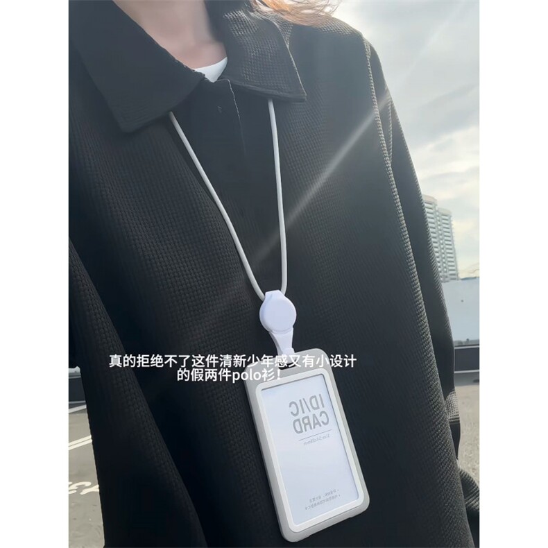 XZ809A/XS22/特P29/控58华夫格假俩件亨利领长T卫衣打底衫,男装T恤,星座809A(原222-1)
