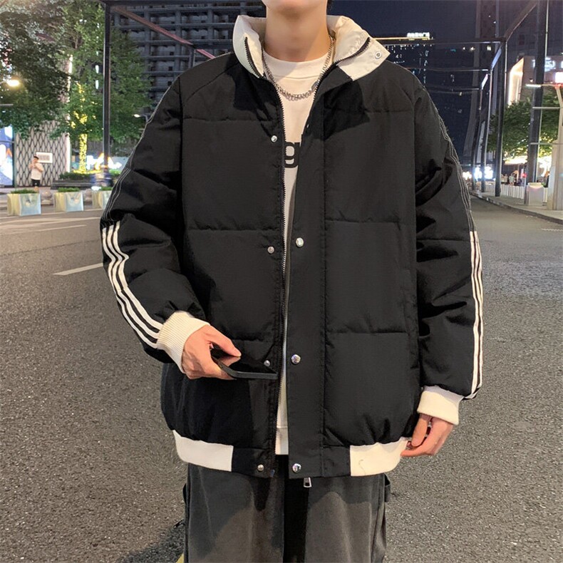 ！2025秋冬新款男士立领撞色棉衣百搭棉服外套MY200特P75,男装棉衣,电商B220