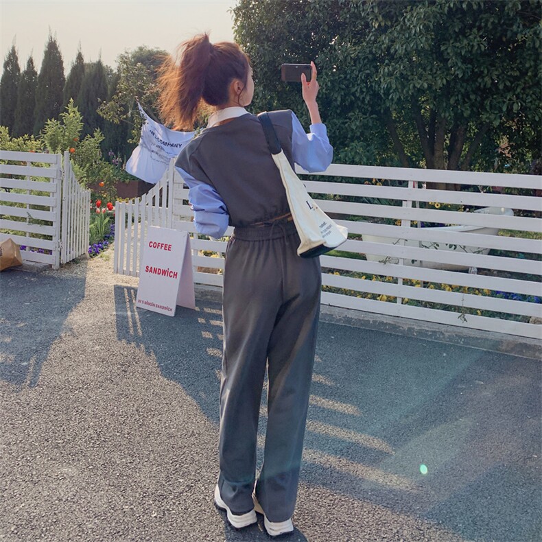 新款现货休闲拼接撞色两件套212A-601款-P125-控178,女装套装/套裙,浙宝212A