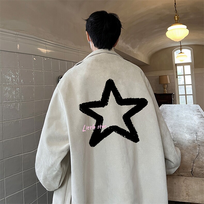 麂皮绒夹克男大码立领褂子外套JK85286-P68加绒款-P78,男装夹克,电商A040