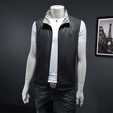 2025春装男士两面穿马甲背心M-5XL9009-P140(假模图），男装背心/马甲，钱塘6026