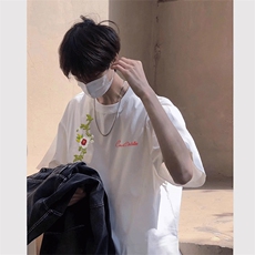可设48小时发货支持抖音得物来样二开230克重磅美式短袖t恤MT417，男装T恤，电商A486