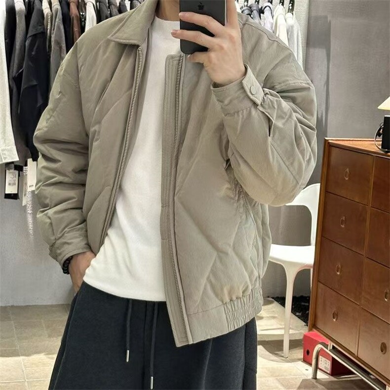 标50 冬季轻薄款羽绒服男翻领保暖外套A329-YR1001-P178图片