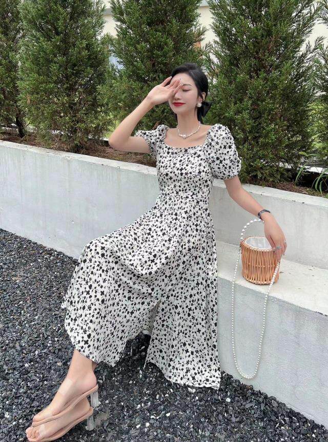 (现货）显瘦连衣裙,四个尺码，两色，女装连衣裙，依柏璐(1F)