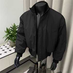 (）短款廓形飞行服棉服男冬保暖痞帅立领棉衣外套3020-P85图片