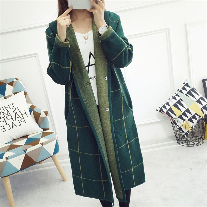 2021年秋季长袖开衫中长款直筒抽象图案针织衫/毛衣气质，女装针织衫/毛衣，奕阳依阁