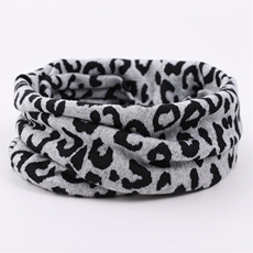 2025年秋季新款百搭女士豹纹双层围脖，围巾，晨宏羊绒