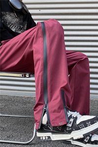 新款美式高街机能风潮流双拉链防水冲锋裤B315-K23426-p50控68图片