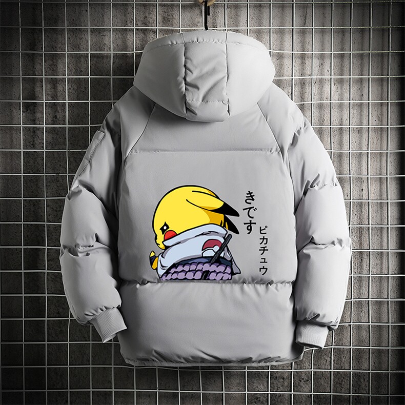 MY16036-P100加厚加绒连帽衣男大码服男面包服男网格挂拍,男装棉衣,电商A040A