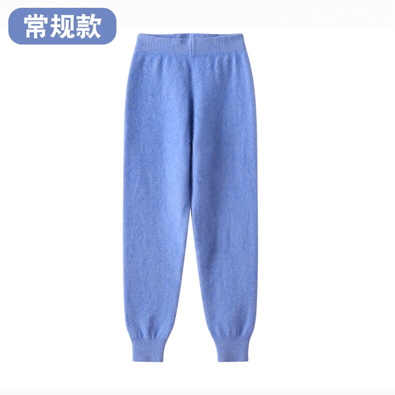 儿童山羊绒裤男童女童加厚保暖裤针织打底裤大童毛裤中厚靴裤,童装裤子,跳跳羊儿童羊绒衫