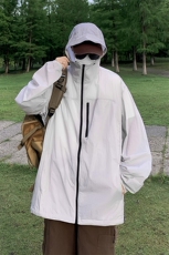 2024年夏季新款港风日系UPF50+户外连帽时尚防晒衣男女FS123-P40，男装防晒衣，星座313A(原308A-2)