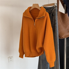 2025年秋季时尚百搭通勤简约休闲套头羊毛衫，女装羊毛衫，锦弘羊绒