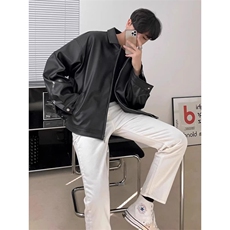 1506A/G73190/P66痞帅皮衣外套男士春季新款潮流韩系，男装皮衣，星座1506A