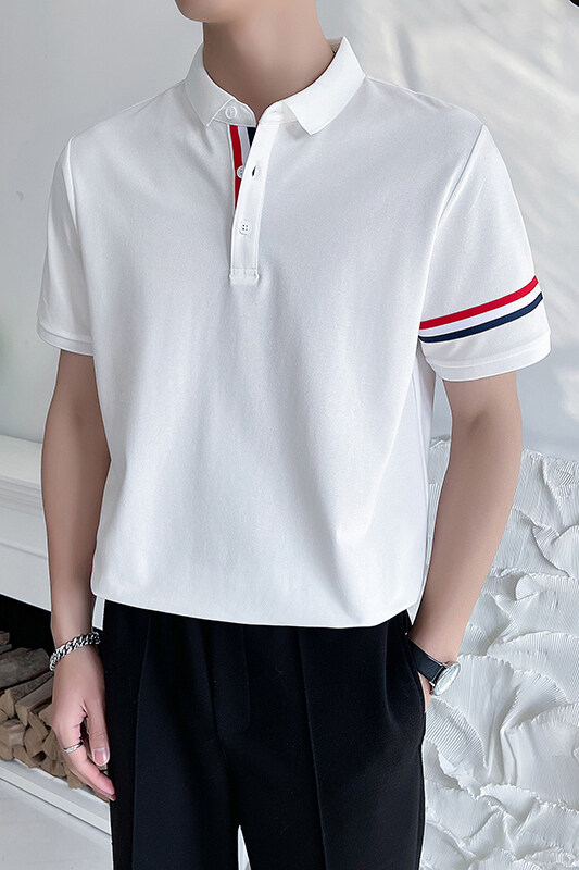 轻熟风夏季男短袖翻领polo衫半袖高品质原版6375-P53,男装Polo衫,星座1012-1