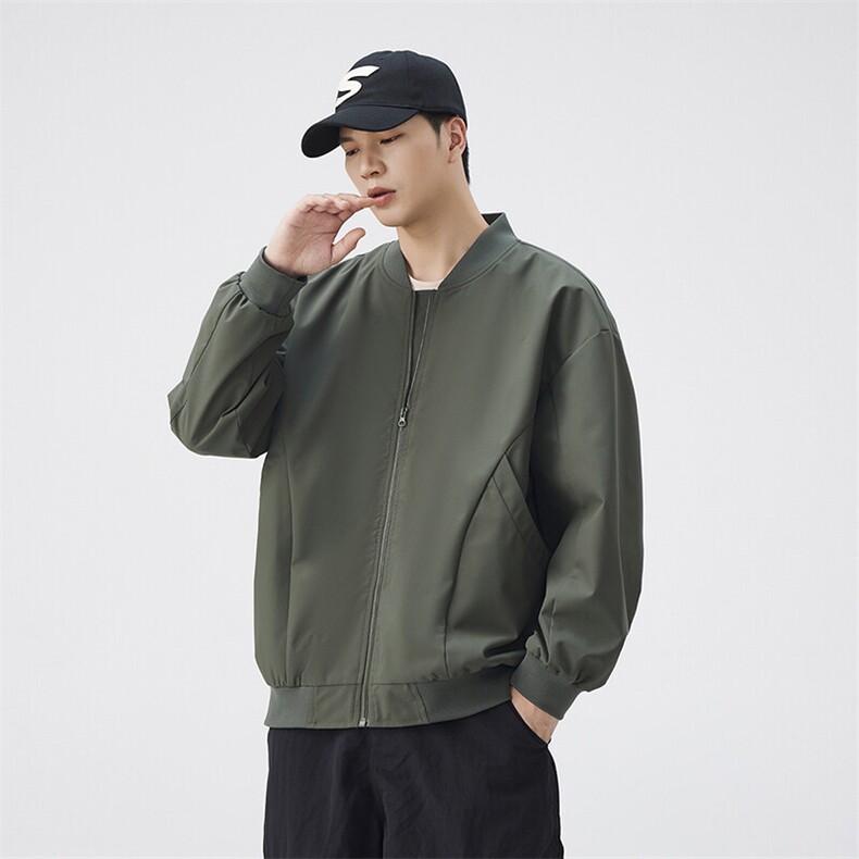 秋季外景飞行员夹克男宽松棒球服DSA157B-JK7860-P58,男装夹克,电商A157B