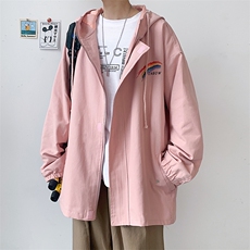 JK41064-P85纯棉连帽夹克男士大码工装夹克男外套男，男装夹克，电商A040