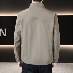 店主风夹克外套男春秋休闲百搭时尚立领男士夹克上衣N8606-P120图片