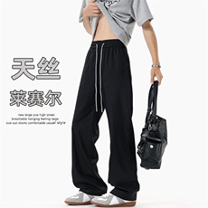 特批P36无差价夏季新款莱赛尔天丝冰感男大码薄款阔腿牛仔裤K5656，男装休闲裤，电商A001-1