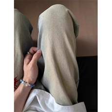 刺绣设计感水洗做旧牛仔裤男潮牌痞帅高街vibe直筒裤A2677-p45，男装牛仔裤，星座1008