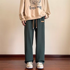 运动卫裤直筒裤子男春季新款港风休闲裤K2881P30，男装休闲裤，星座1116-2
