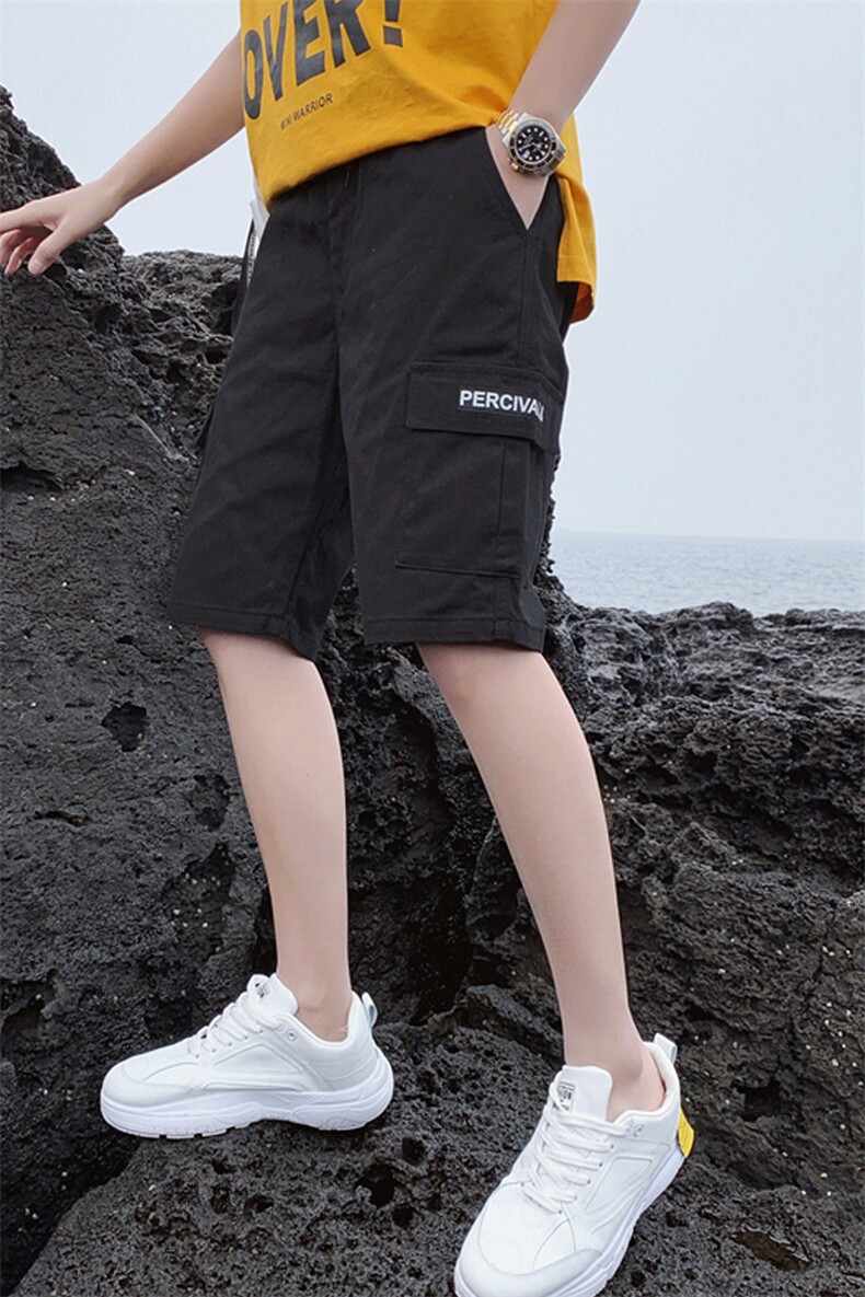 夏季短裤男2021新款外穿宽松五分裤帅气工装裤半腿裤S501,男装休闲裤,星座509