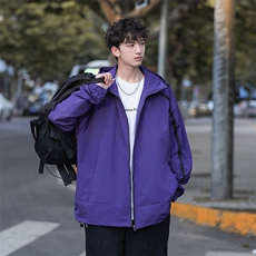 秋季新款美式山系休闲工装冲锋衣潮流夹克外套JK9265-P75控119，男装夹克，电商A128