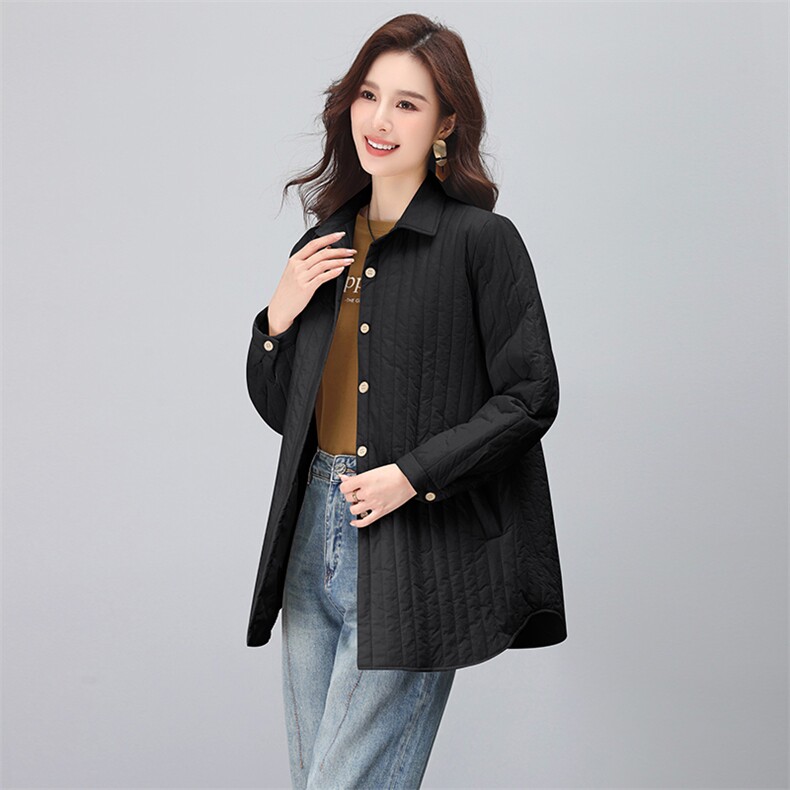 2023秋冬新款中长款棉衣,女装棉衣/棉服,小林双子