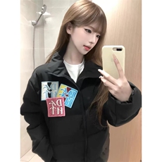 1506/Q8000/P89美式复古冬季加厚双面穿格子棉服，男装棉衣，星座1506