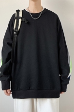 ！秋季上衣男圆领卫衣男装港风长袖t恤男外套男W105-P33，男装卫衣，星座815-2