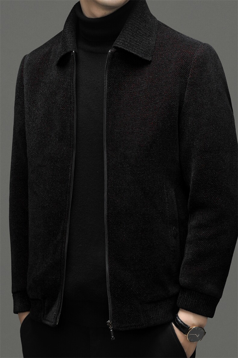 BEN8892钱塘2020-2中年男士商务休闲百搭翻领冬季厚款夹克P190,男装夹克,钱塘207-2