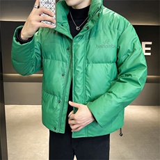 高品质新标90白鸭绒冬季新款店主风纯色刺绣羽绒服男23857-P300，男装羽绒服，电商A413