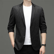 BF22616钱塘2020-2中年男士商务休闲春秋款简约西服外套P165，男装西服，钱塘207-2