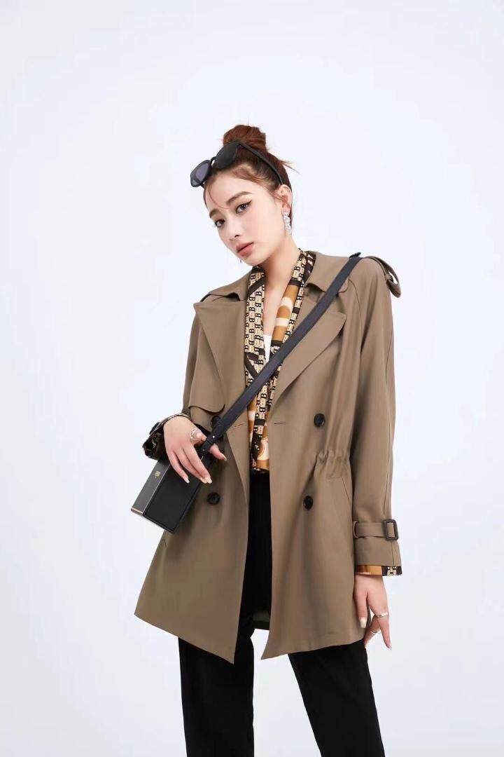 现货风衣，女装风衣，MZ 慕姿