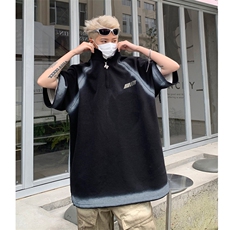 polo衫短袖t恤男夏季宽松休闲半拉链体恤衫XZ514-2-202479-P63，男装T恤，星座514-2(原B239)
