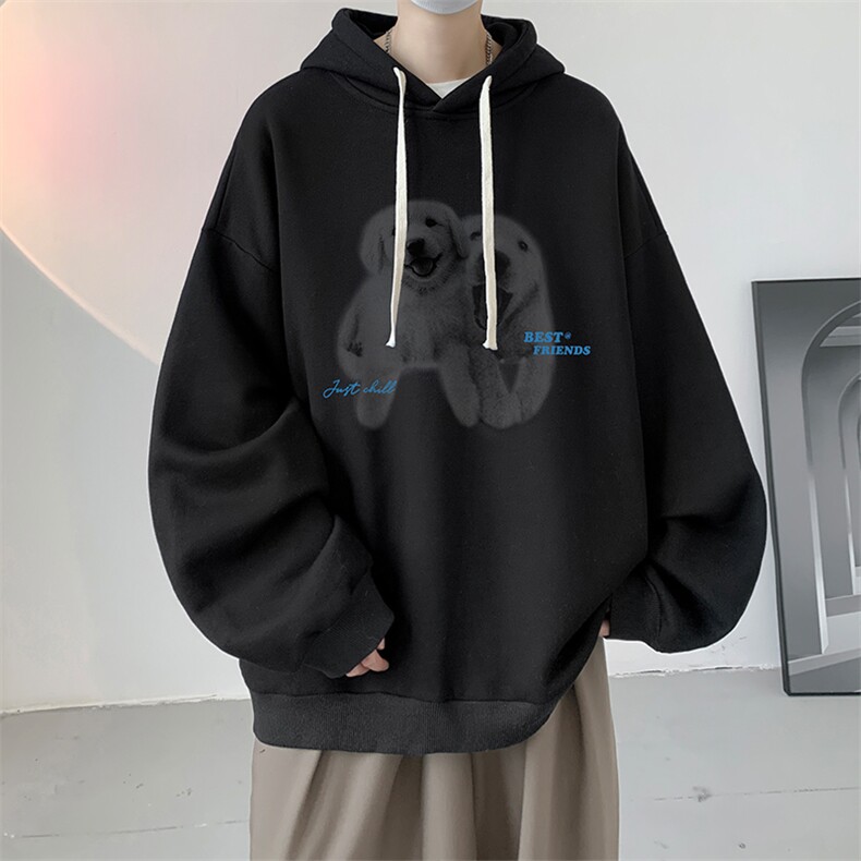 连帽卫衣男大码胖子帽衫大号运动服WY2455-P35,男装卫衣,电商A040