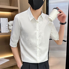 507A-CS535-P482025夏装时尚男士七分袖衬衫风衬衣，男装衬衫，星座507A（原星座306B-2）