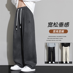 休闲裤男士秋季宽松运动卫裤新款青少年直筒显高长裤Z6912-P42图片