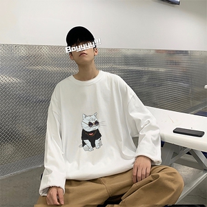 TX3044-P28 纯长袖t恤男大码圆领半袖打底衫图片